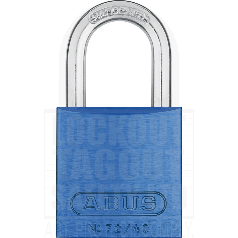 72/40 Series Abus Aluminium Padlock Standard Shackle 72/40 Series Abus Aluminium Padlock Standard Shackle